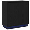 LED-pöytätaso Musta tammi 71 x 34,5 x 75 cm Tekninen puu
