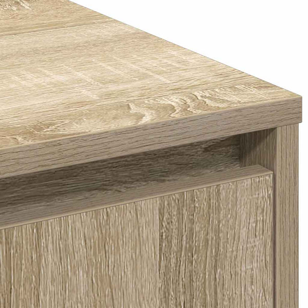 LED-pöytätaso Sonoma-tammi 71 x 34,5 x 75 cm Tekninen puu