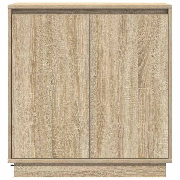 LED-pöytätaso Sonoma-tammi 71 x 34,5 x 75 cm Tekninen puu