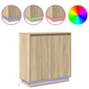 LED-pöytätaso Sonoma-tammi 71 x 34,5 x 75 cm Tekninen puu