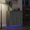 LED-pöytätaso Harmaa sonoma 71 x 34,5 x 75 cm Tekninen puu