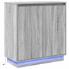 LED-pöytätaso Harmaa sonoma 71 x 34,5 x 75 cm Tekninen puu