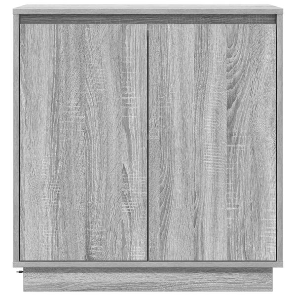 LED-pöytätaso Harmaa sonoma 71 x 34,5 x 75 cm Tekninen puu