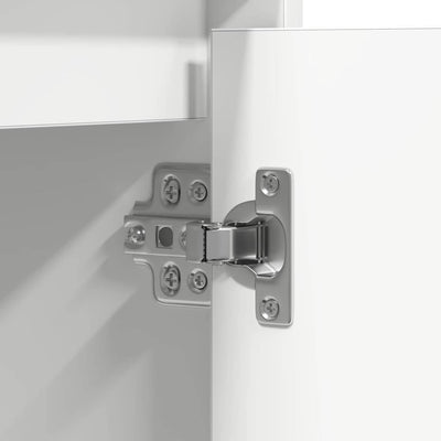 Valkoinen led-sivupöytä Szalma 71x34.5x75cm (puinen)