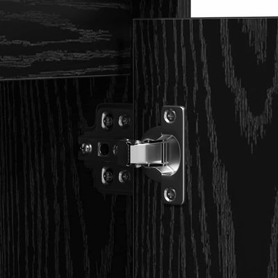 Musta tammi led-sivupöytä Osvath 71x34.5x75cm (puinen)