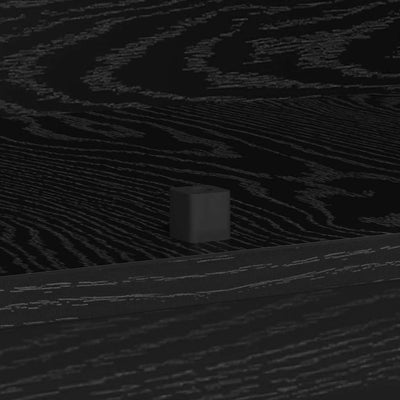 Musta tammi led-sivupöytä Osvath 71x34.5x75cm (puinen)