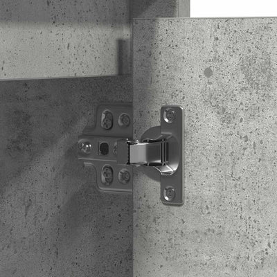 Betoninharmaa led-sivupöytä Gheogrhe 71x34.5x75cm (puinen)