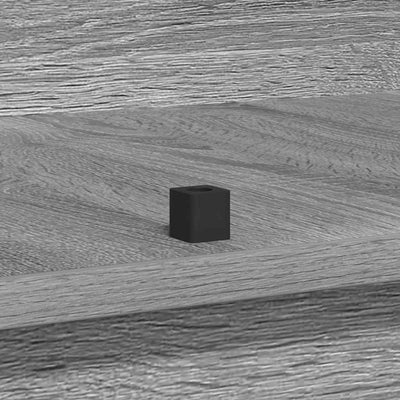 Harmaa led-sivupöytä Katia 71x34.5x75cm (puinen)