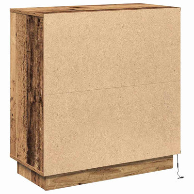 Vanha puu led-sivupöytä Emilenuta 71x34.5x75cm (puinen)