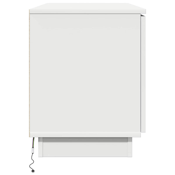 TV-kaappi 100 x 38 x 49 cm Valkoinen Tekninen puu