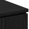 TV-kaappi Musta tammi 100 x 38 x 49 cm Tekninen puu