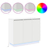 LED-pöytätaso Valkoinen 90 x 32 x 75 cm Tekninen puu