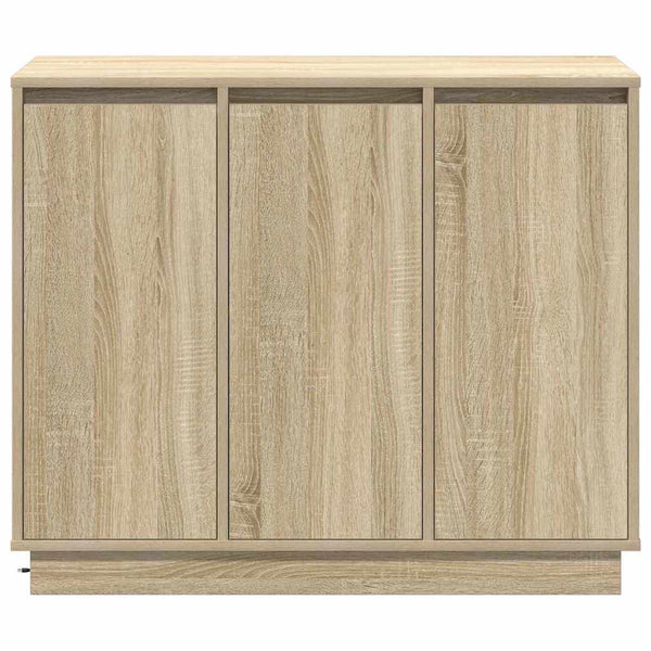 LED-pöytätaso Sonoman tammi 90 x 32 x 75 cm Tekninen puu