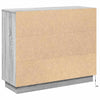 LED-pöytätaso Harmaa Sonoma 90 x 32 x 75 cm Tekninen puu