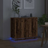 LED-pöytätaso Vanha puu 90 x 32 x 75 cm Tekninen puu