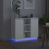 LED-pöytätaso Valkoinen 90 x 32 x 75 cm Tekninen puu