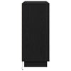 LED-pöytätaso Musta tammi. 90 x 32 x 75 cm Tekninen puu
