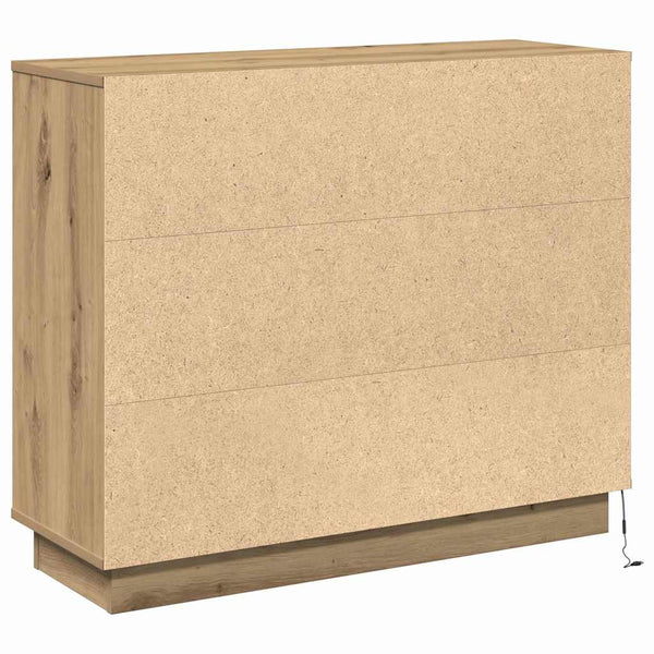 LED-pöytätaso Artisan tammi 90 x 32 x 75 cm Tekninen puu