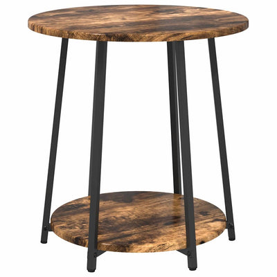 Musta sivupöytäsetti Syed 50x50x51cm (2 pcs, savustettu tammi)