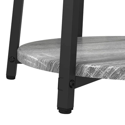 Harmaa ja musta sivupöytäsetti Etem 50x50x51cm (2 pcs)