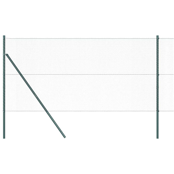 Kuusikulmainen aidan maapohjauskappale 50 x 1,2 m Vihreä Verkko