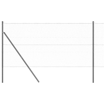 Aita paalujen kanssa Harmaa 1.2 x 10 m
