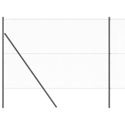 Aita paalujen kanssa Harmaa 1.5 x 10 m