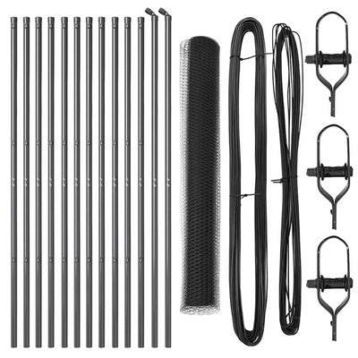 Aita paalujen kanssa Harmaa 1 x 25 m