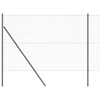 Aita paalujen kanssa Harmaa 1.5 x 25 m