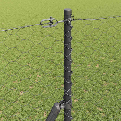 Aita paalujen kanssa Harmaa 1.5 x 25 m