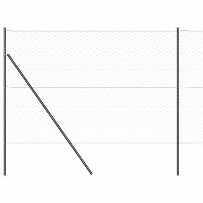 Aita paalujen kanssa Harmaa 1.6 x 25 m