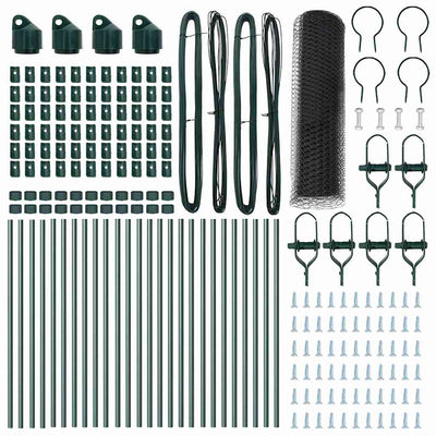 Aita paalujen kanssa Harmaa 0.4 x 50 m