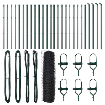 Aita paalujen kanssa Harmaa 0.4 x 50 m