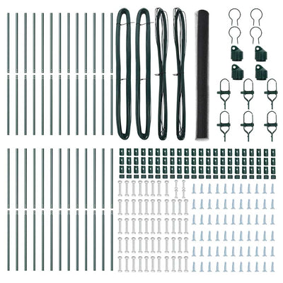 Aita paalujen kanssa Harmaa 1.5 x 50 m