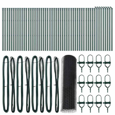 Aita paalujen kanssa Harmaa 0.4 x 100 m