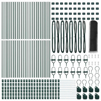 Aita paalujen kanssa Harmaa 0.8 x 100 m
