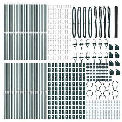 Aita paalujen kanssa Harmaa 1.5 x 100 m