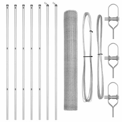 Aita paalujen kanssa Hopea 1 x 10 m