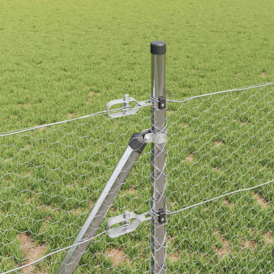 Aita paalujen kanssa Hopea 0.5 x 25 m