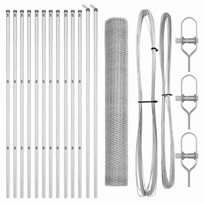 Aita paalujen kanssa Hopea 1.4 x 25 m