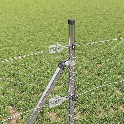 Aita paalujen kanssa Hopea 0.6 x 50 m