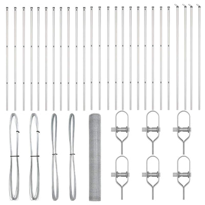 Aita paalujen kanssa Hopea 1.2 x 50 m