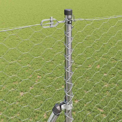 Aita paalujen kanssa Hopea 1.5 x 50 m