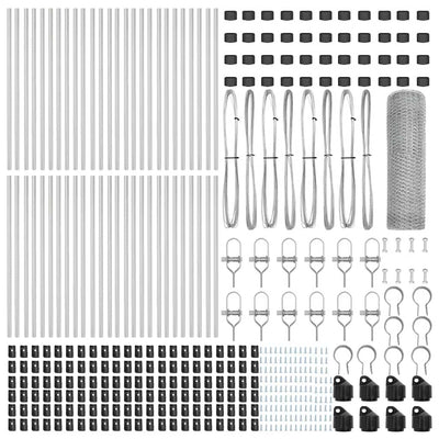 Aita paalujen kanssa Hopea 0.4 x 100 m