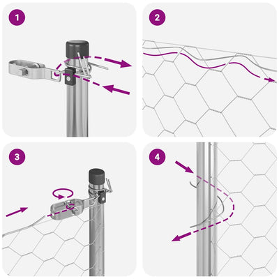 Aita paalujen kanssa Hopea 1 x 100 m