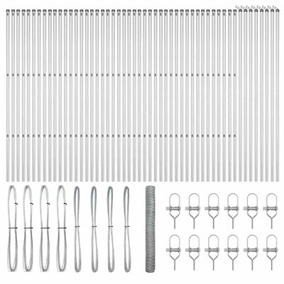 Aita paalujen kanssa Hopea 1.2 x 100 m