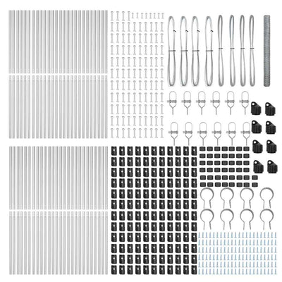 Aita paalujen kanssa Hopea 1.5 x 100 m