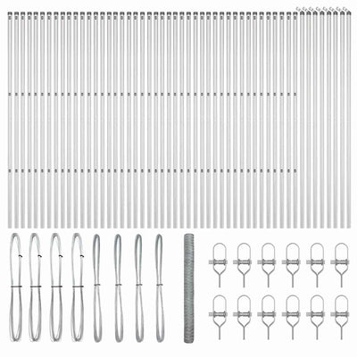 Aita paalujen kanssa Hopea 1.6 x 100 m