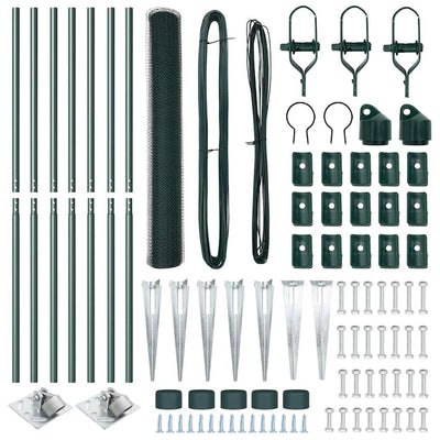 Aita paalujen kanssa Vihreä 1 x 10 m