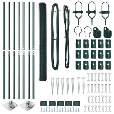 Aita paalujen kanssa Vihreä 1.6 x 10 m